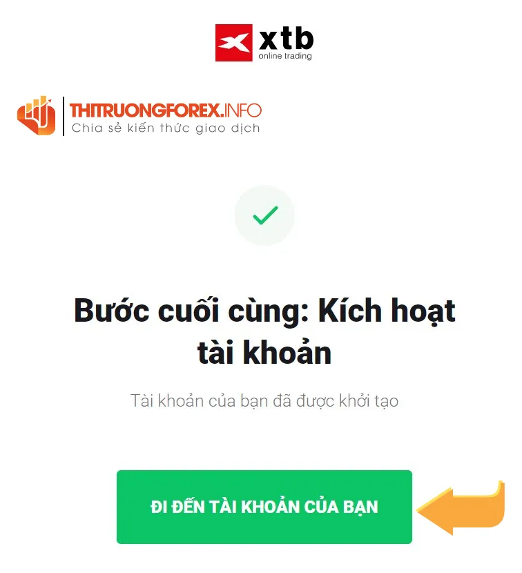 Hoàn tất quá trình đăng ký tài khoản XTB - 3